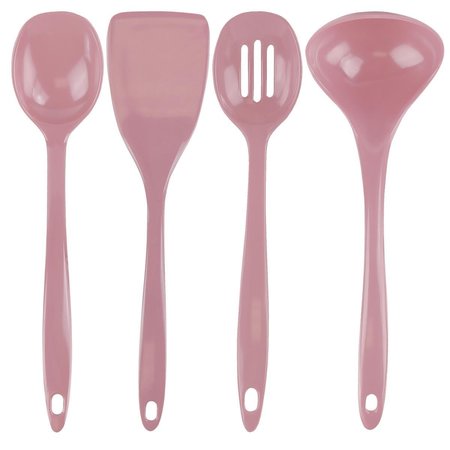 KITCHENCUISINE 4pc Utensil Set Pink KI2646730